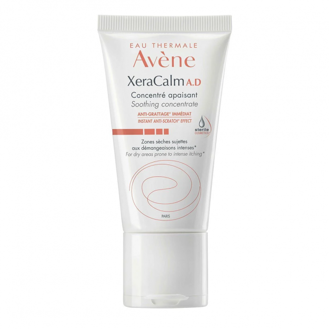 Успокаивающий крем-концентрат для сухой кожи Avene XeraCalm A.D. Soothing Concentrate 50 мл купить в Украине