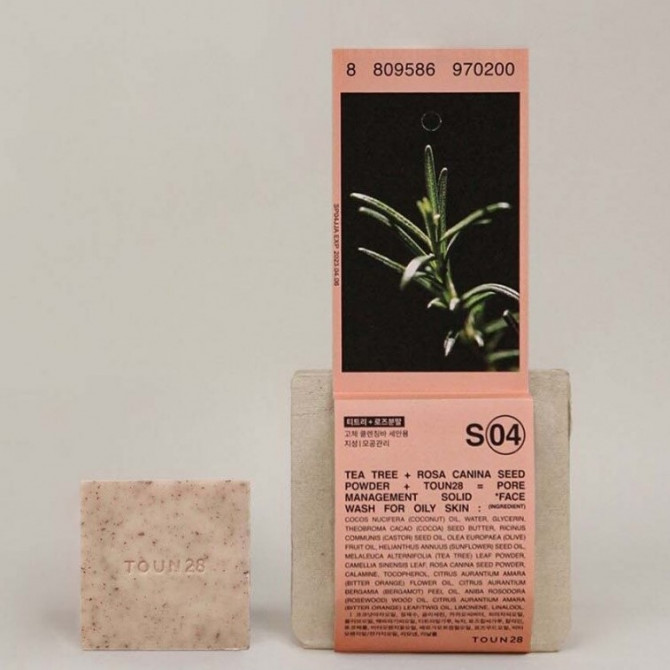 Заспокійливе мило для обличчя з екстрактом чайного дерева Toun28 Facial Soap S4 Teatree 100 г купити в Україні 2