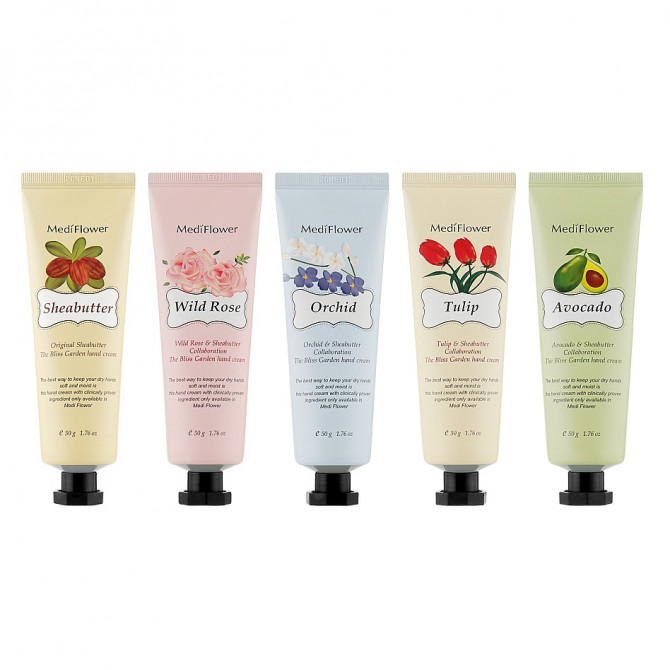 Набор кремов для рук MEDI FLOWER The Bliss Garden Hand Creams Set 5 шт * 50 г купить в Украине 3