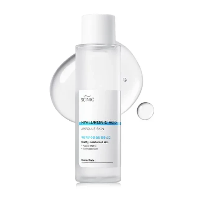 Интенсивно увлажняющий тонер с гиалуроновой кислотой, Scinic, Hyaluronic Acid Ampoule Skin, 150 мл купить в Украине Интенсивно увлажняющий тонер с гиалуроновой кислотой, Scinic, Hyaluronic Acid Ampoule Skin, 150 мл купить в Украине