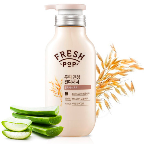 Зміцнюючий і зволожуючий кондиціонер з екстрактом алое і вівса Fresh Pop Pure Aloe & Oat Conditioner 500 мл купити в Україні