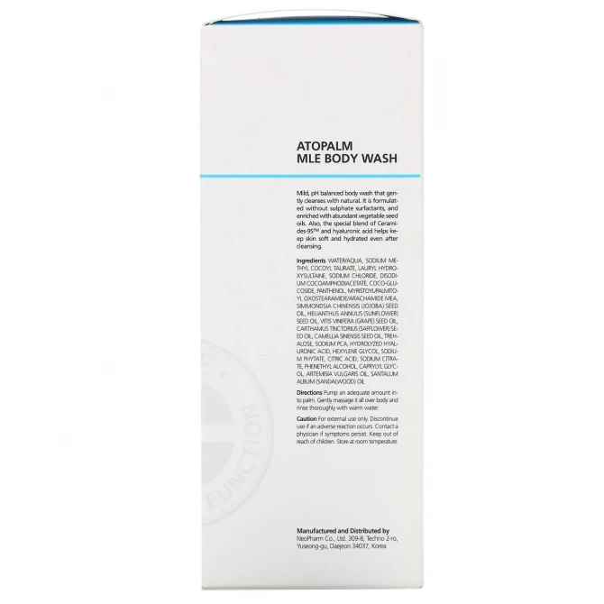 Гель для душу з керамідами і гіалуроновою кислотою ATOPALM MLE Body Wash 300 мл купити в Україні 3