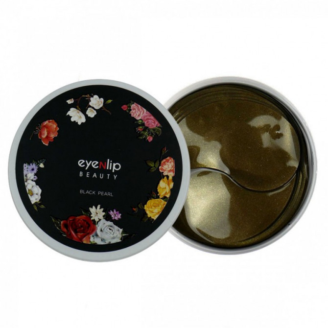 Гідрогелеві патчі з чорним перлами EYENLIP Black Pearl Hydrogel Eye Patch 60 шт купити в Україні