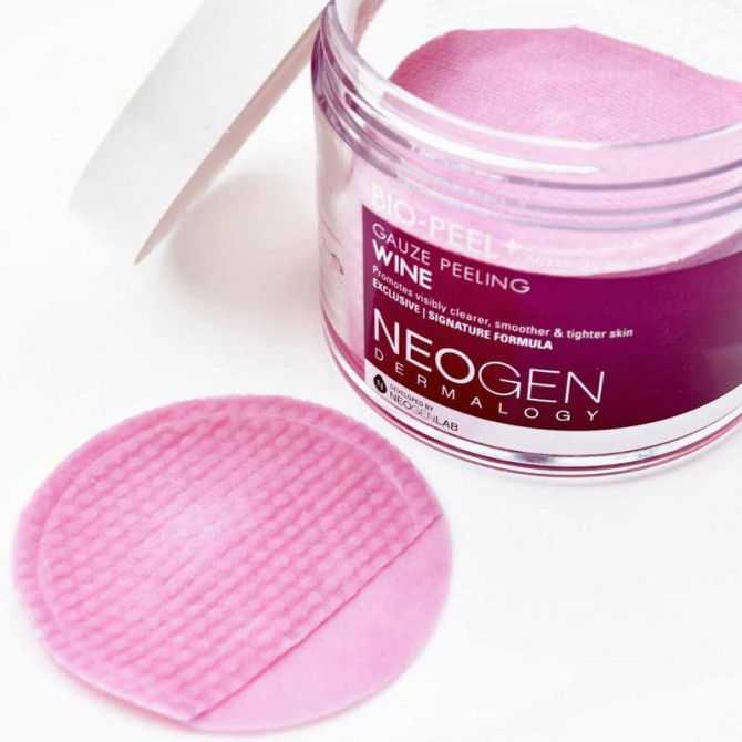 Пілінг-диски з екстрактом вина Neogen Dermalogy Bio-Peel Gauze Peeling Wine 30 педів купити в Україні 2