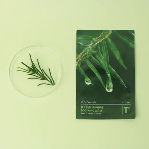 Заспокійлива маска з екстрактом чайного дерева Dr.Ceuracle Tea Tree Purifine Soothing Mask купити в Україні 2