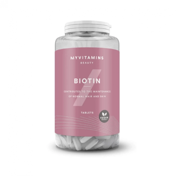 Биотин 10000 мкг Myprotein Myvitamins Beauty Biotin 90 таблеток купить в Украине