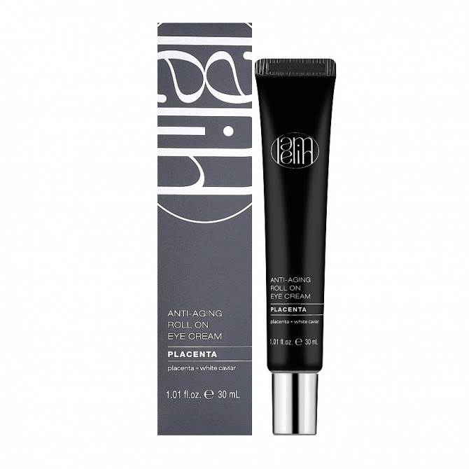 Антивіковий крем для повік з фітоплацентою Lamelin Anti Aging Roll On Eye Cream Placenta 30 мл купити в Україні
