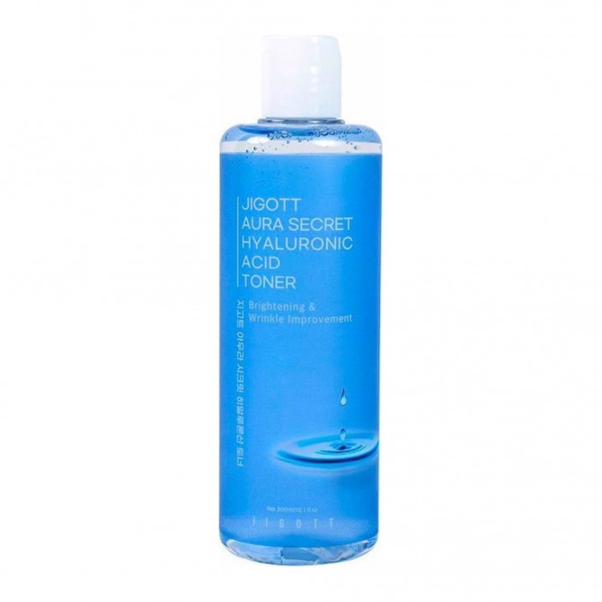 Увлажняющий тонер для лица с гиалуроновой кислотой JIGOTT Aura Secret Hyaluronic Acid Toner 300 мл купить в Украине