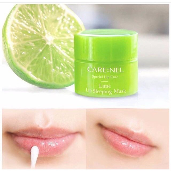 Восстанавливающая ночная маска для губ Лайм CARENEL Lime Lip Night Mask 5 г купить в Украине 4