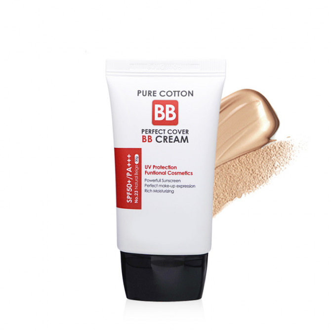 Увлажняющий ВВ крем для идеального тона, EYENLIP, Pure Cotton Perfect Cover BB Cream, SPF50+/PA+++, #23, 30 г купить в Украине Увлажняющий ВВ крем для идеального тона, EYENLIP, Pure Cotton Perfect Cover BB Cream, SPF50+/PA+++, #23, 30 г купить в Украине