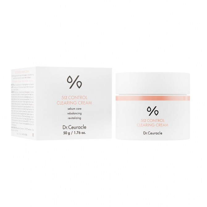 Себорегулюючий крем для обличчя Dr.Ceuracle 5α Control Clearing Cream 50 мл купити в Україні 2
