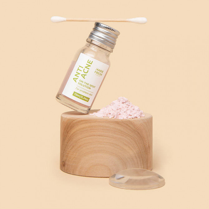 Точковий засіб від прищів Marie Fresh Cosmetics Anti-Acne On The Spot Solution 10 мл купити в Україні 2