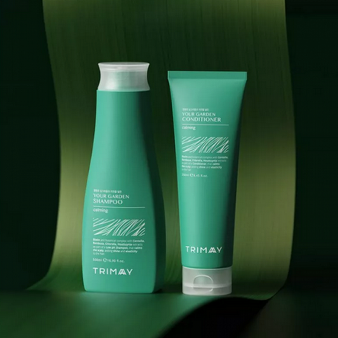 Бессульфатный биотиновый шампунь с центеллой Trimay Your Garden Shampoo 500 мл купить в Украине 2