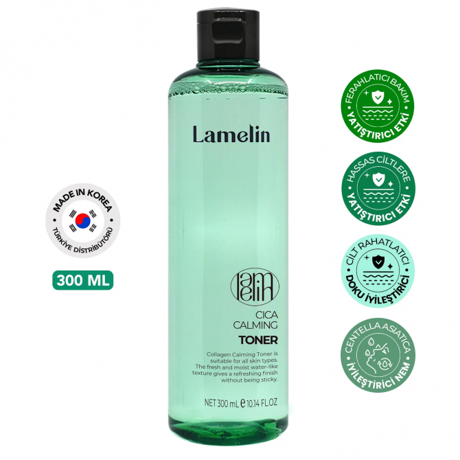 Заспокійливий тонер з азіатською центелою Lamelin Cica Calming Toner 300 мл купити в Україні 2