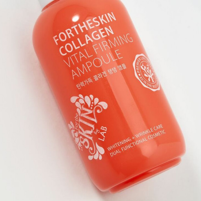 Сироватка для омолоджування для обличчя з колагеном Fortheskin Collagen Vital Firming Ampoule 100 мл купити в Україні 3