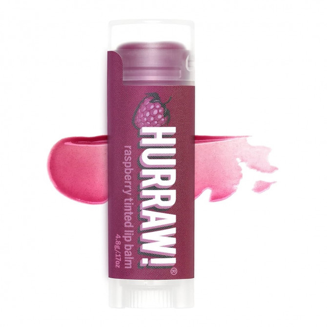 Бальзам для губ Малина Hurraw! Raspberry Tinted Lip Balm 4.8 г купить в Украине 2