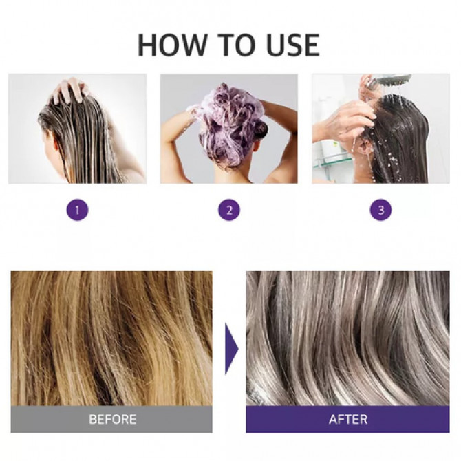 Шампунь для блондинок от желтизны волос Masil 5 Salon No Yellow Shampoo 150 мл купить в Украине 2