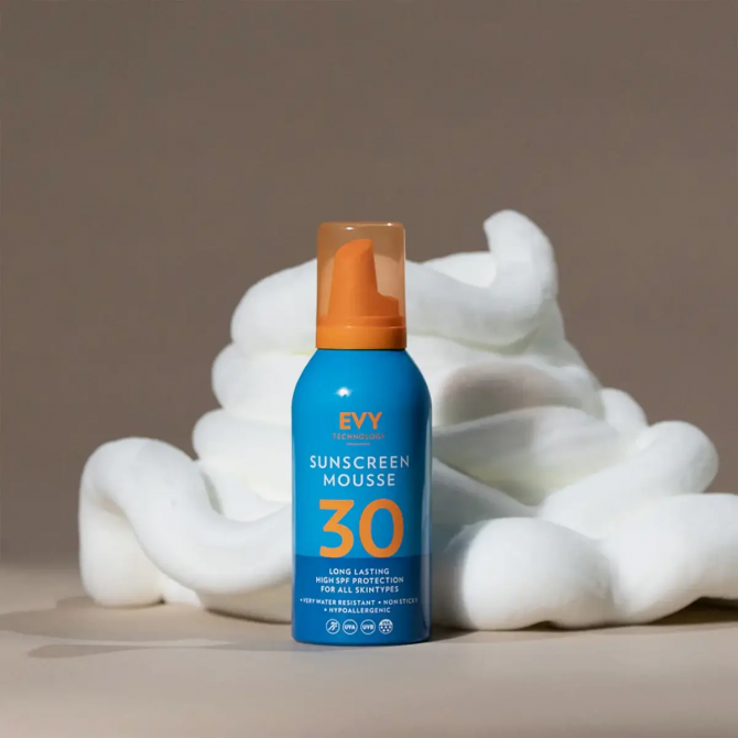 Солнцезащитный мусс для тела EVY Technology Sunscreen Mousse SPF 30 100 мл купить в Украине 3