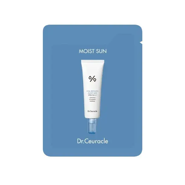 Зволожуючий сонцезахисний крем Dr.Ceuracle Hyal Reyouth Moist Sun SPF 50+/PA++++ 2 мл купити в Україні