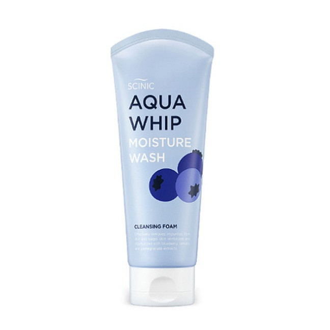Увлажняющая пенка с экстрактом черники Scinic Aqua Whip Moisture Wash 120 мл купить в Украине