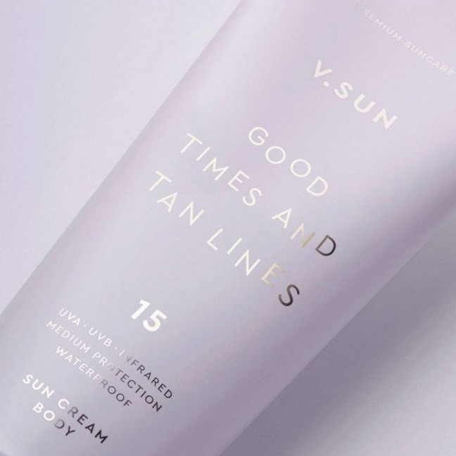Солнцезащитный крем для тела V.SUN Good Times And Tan Lines SPF 15 200 мл купить в Украине 2