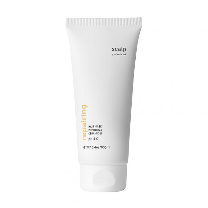 Восстанавливающая маска для волос с церамидами и пептидами Scalp Repeiring Hair Mask Peptides & Ceramides 100 мл купить в Украине