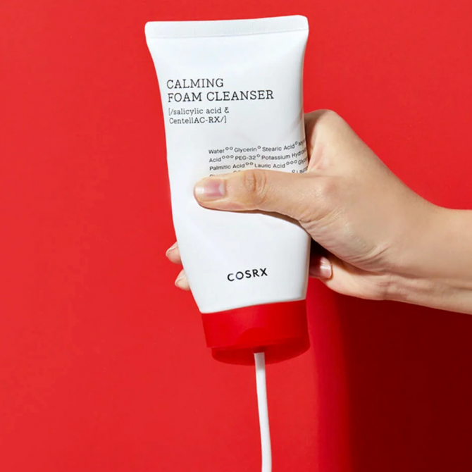 Успокаивающая пенка для проблемной кожи COSRX AC Collection Calming Foam Cleanser 150 мл купить в Украине 3