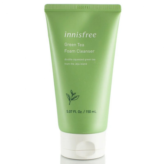 Пенка для лица с зеленым чаем, Innisfree, Green Tea Foam Cleanser, 150 мл купить в Украине Пенка для лица с зеленым чаем, Innisfree, Green Tea Foam Cleanser, 150 мл купить в Украине