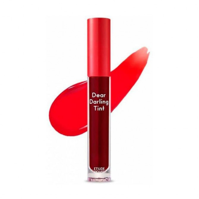 Тинт-гель для губ, ETUDE HOUSE, Dear Darling Water Gel Tint, #RD303, Chilly Red купить в Украине Тинт-гель для губ, ETUDE HOUSE, Dear Darling Water Gel Tint, #RD303, Chilly Red купить в Украине