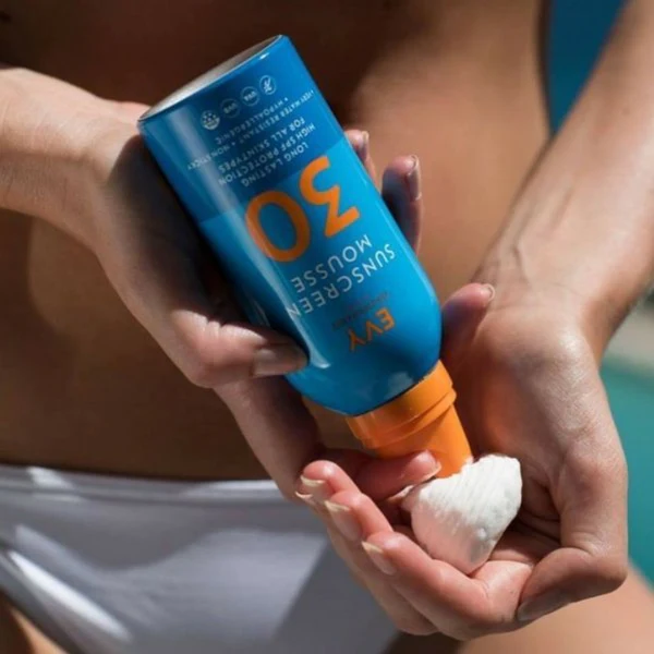 Солнцезащитный мусс для тела EVY Technology Sunscreen Mousse SPF 30 100 мл купить в Украине 2
