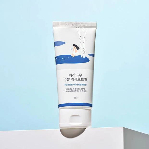 Зволожуюча маска з березовим соком та гіалуроновою кислотою ROUND LAB Birch Juice Moisturizing Washoff Pack 80 купити в Україні 2