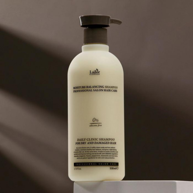 Увлажняющий шампунь для сухих и поврежденныx волос Lador Moisture Balansing Shampoo 530 мл купить в Украине 2
