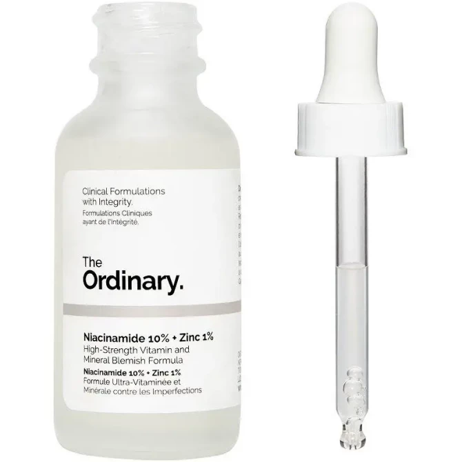 Осветляющая сыворотка с ниацинамидом 10% и цинком 1% The Ordinary Niacinamide 10% + Zinc 1% 30 мл купить в Украине 5