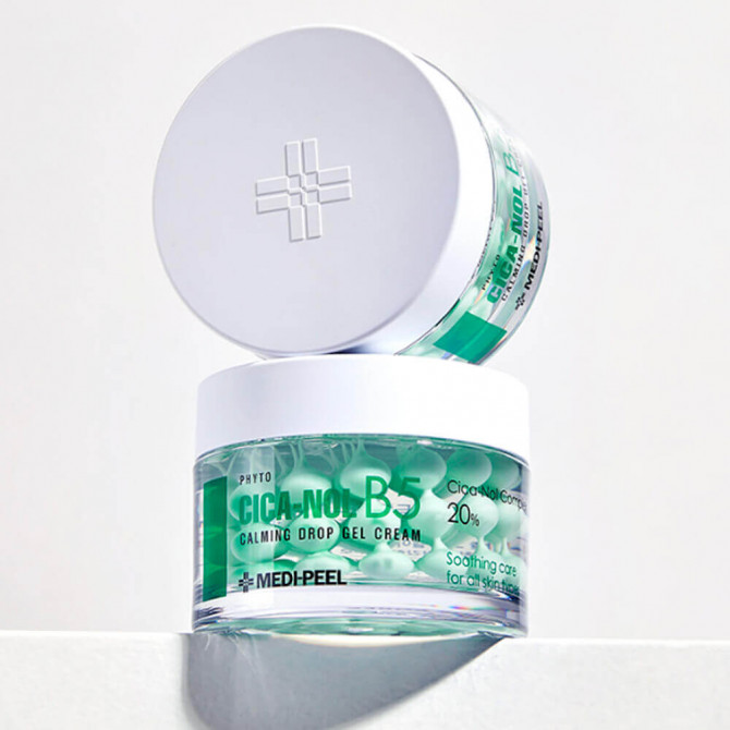 Заспокійливий капсульний крем із центелою MEDI-PEEL Phyto CICA-Nol B5 Calming Drop Gel Cream 50 мл купити в Україні 2