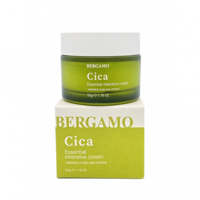Інтенсивний крем для обличчя з центелою BERGAMO Essential Intensive Cream Cica 50 г купити в Україні 2