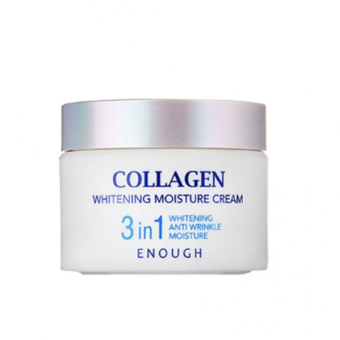 Осветляющий увлажняющий крем с коллагеном, Enough, Collagen Whitening Moisture Cream, 50 мл купить в Украине Осветляющий увлажняющий крем с коллагеном, Enough, Collagen Whitening Moisture Cream, 50 мл купить в Украине
