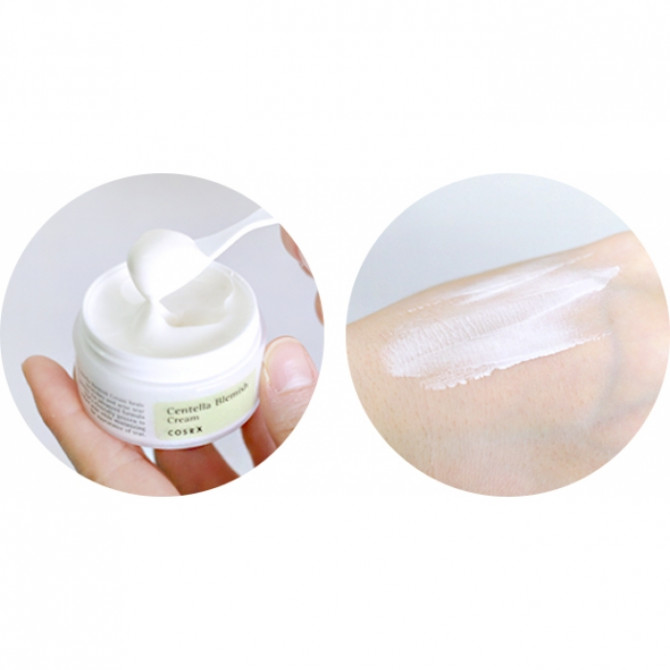 Зволожуючий крем з екстрактом центелли для проблемної шкіри COSRX Centella Blemish Cream 30 мл купити в Україні 5