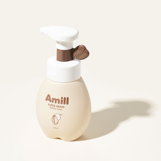 М'яка пінка для вмивання з екстрактами насіння AMILL Super Garin Bubble Foam 200 мл купити в Україні 2