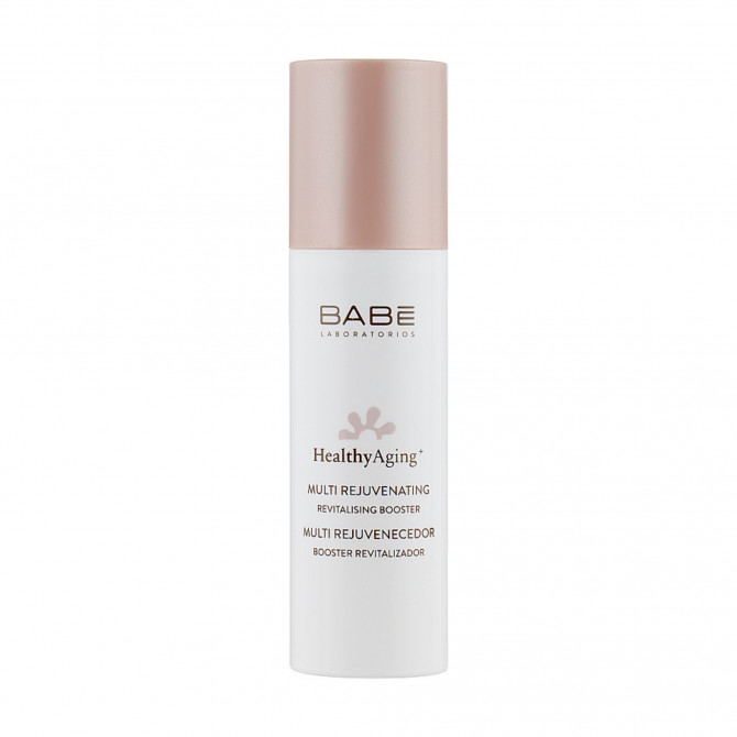 Омолоджувальна сироватка для зрілої шкіри Babe Laboratorios Healthy Aging Multi Rejuvenating Revitalising Booster 50 мл купити в Україні