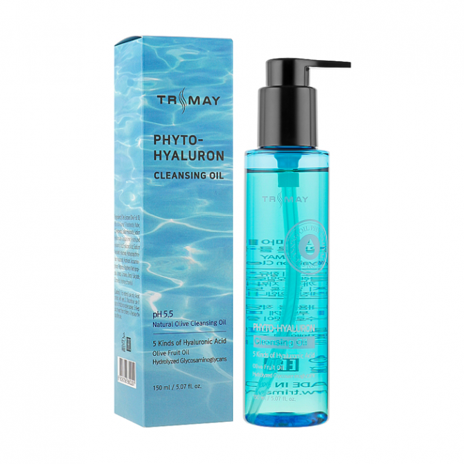 Слабокислотное натуральное гидрофильное масло, Trimay, Phyto-Hyaluron Cleansing Oil p.h 5.5,160 мл купить в Украине Слабокислотное натуральное гидрофильное масло, Trimay, Phyto-Hyaluron Cleansing Oil p.h 5.5,160 мл купить в Украине