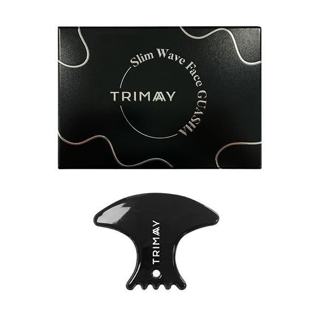 Натуральный керамический скребок гуаша для лица Trimay Slim Wave Face Guasha купить в Украине