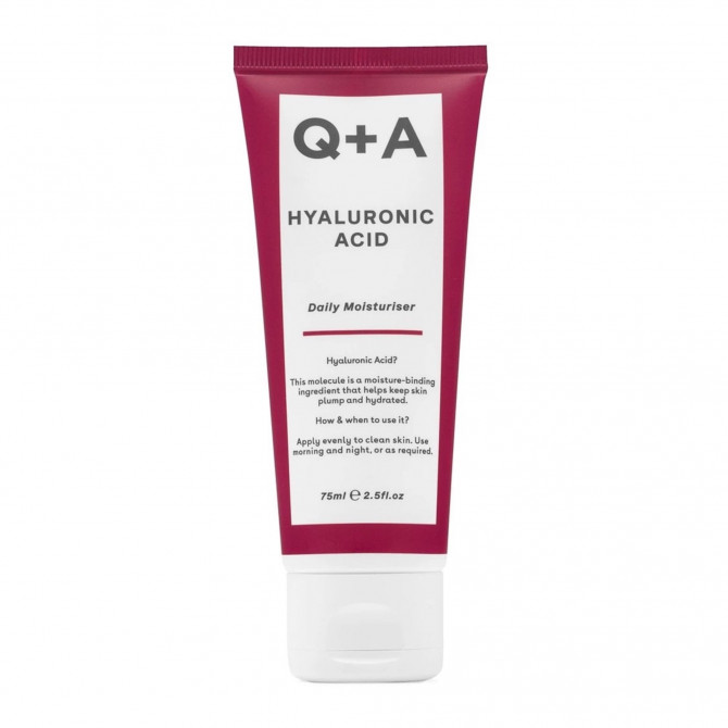 Зволожуючий крем для обличчя з гіалуроновою кислотою Q+A Hyaluronic Acid Daily Moisturiser 75 мл купити в Україні
