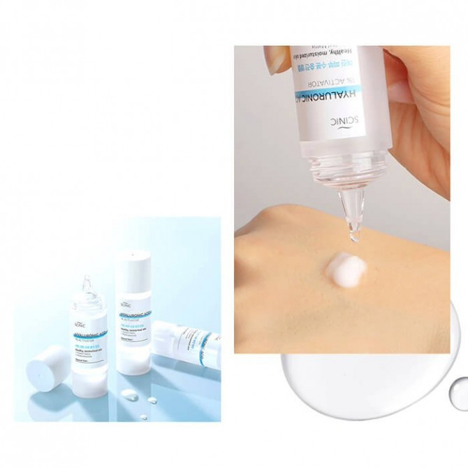 Интенсивно увлажняющая сыворотка с гиалуроновой кислотой Scinic Hyaluronic Acid 1% Activator 20 мл купить в Украине 2