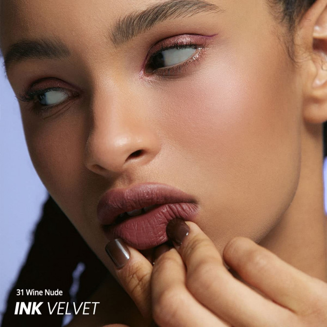 Матовий тинт для губ Peripera New Ink The Velvet #031 Wine Nude купити в Україні 3