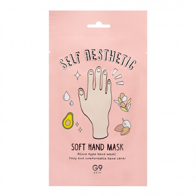 Смягчающая тканевая маска для рук G9SKIN Self Aesthetic Soft Hand Mask купить в Украине
