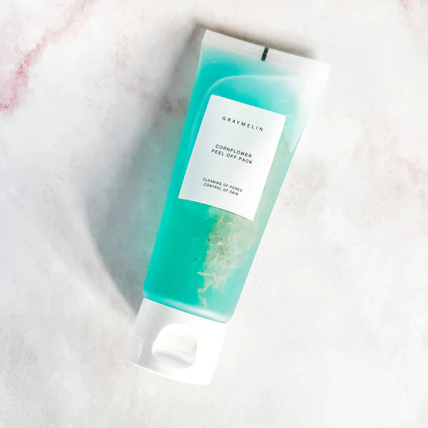 Маска-пленка для очищения пор с экстрактом василька Graymelin Cornflower Peel Off Pack 100 г купить в Украине 2