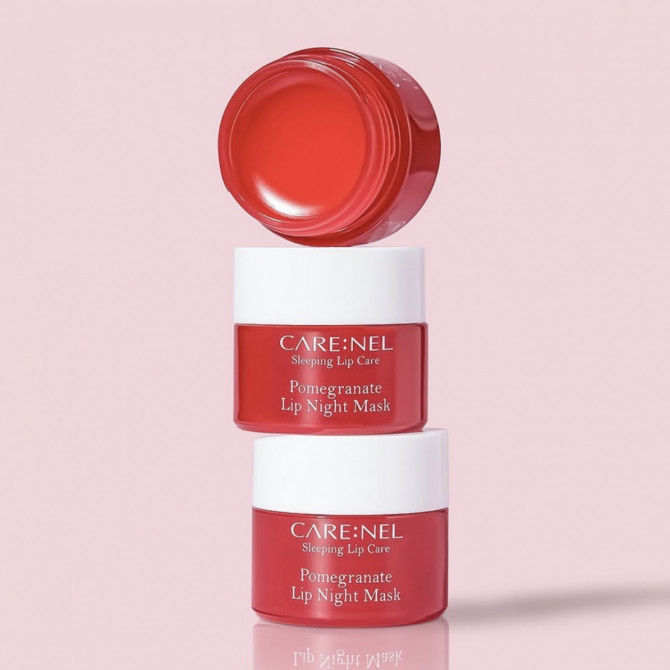 Восстанавливающая ночная маска для губ Гранат CARENEL Pomegranate Lip Night Mask 5 г купить в Украине 2