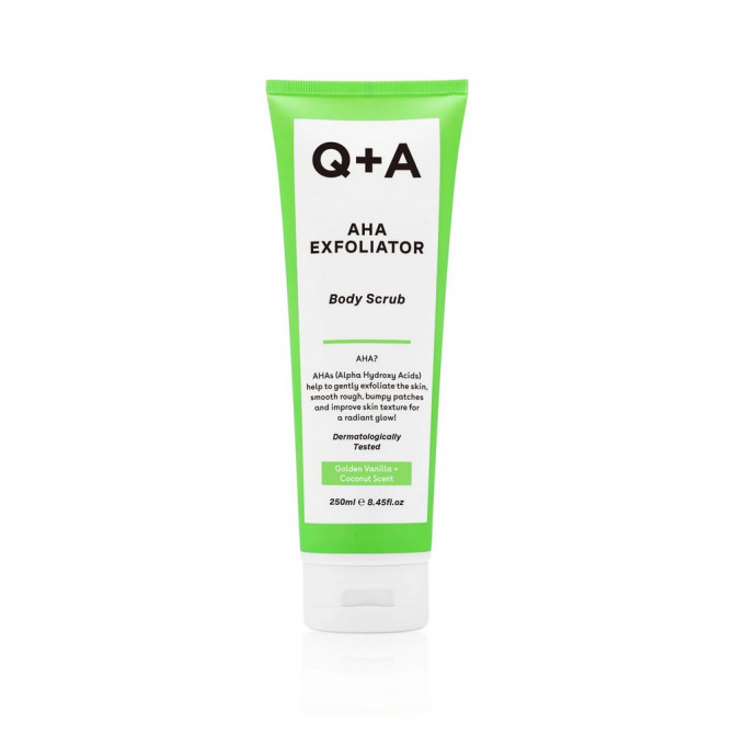 Скраб для тіла із AHA-кислотами Q+A AHA Exfoliator Body Scrub 250 мл купити в Україні