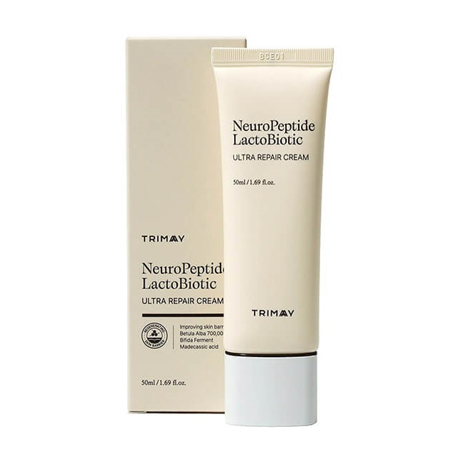 Восстанавливающий крем с нейропептидами и керамидами Trimay NeuroPeptide LactoBiotic Ultra Repair Cream 50 мл купить в Украине