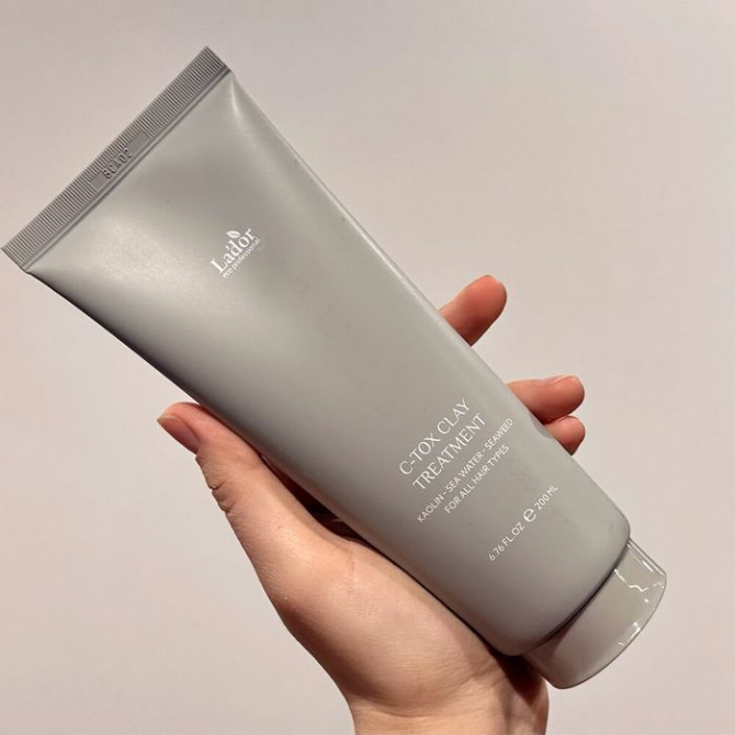 Маска для волосся з глиною та морськими мінералами Lador C-Tox Clay Treatment 200 мл купити в Україні 2